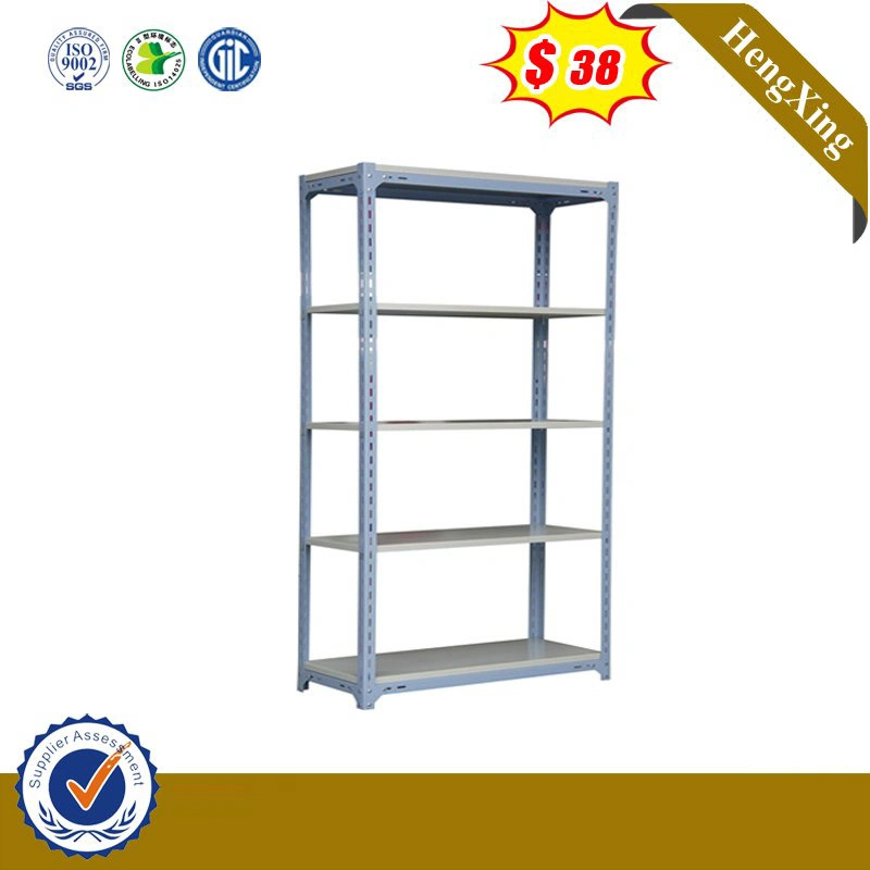 Biblioteca de libros laminada de metal con diseño europeo, modelo de puerta ajustable RoHS (HX-ST071)