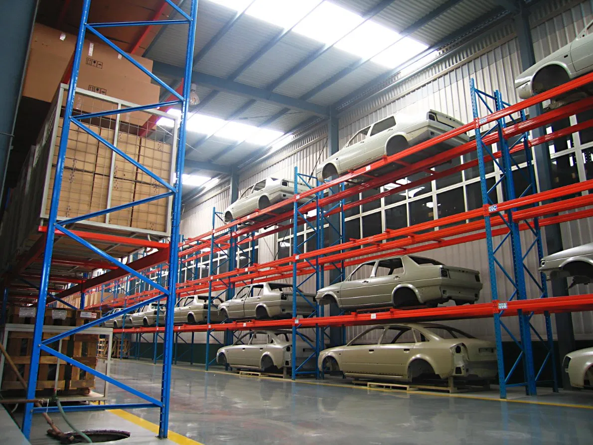 Sistema de estanterías para palés de alta calidad y gran resistencia para almacenes Estanterías de almacenamiento Estantería selectiva para uso industrial