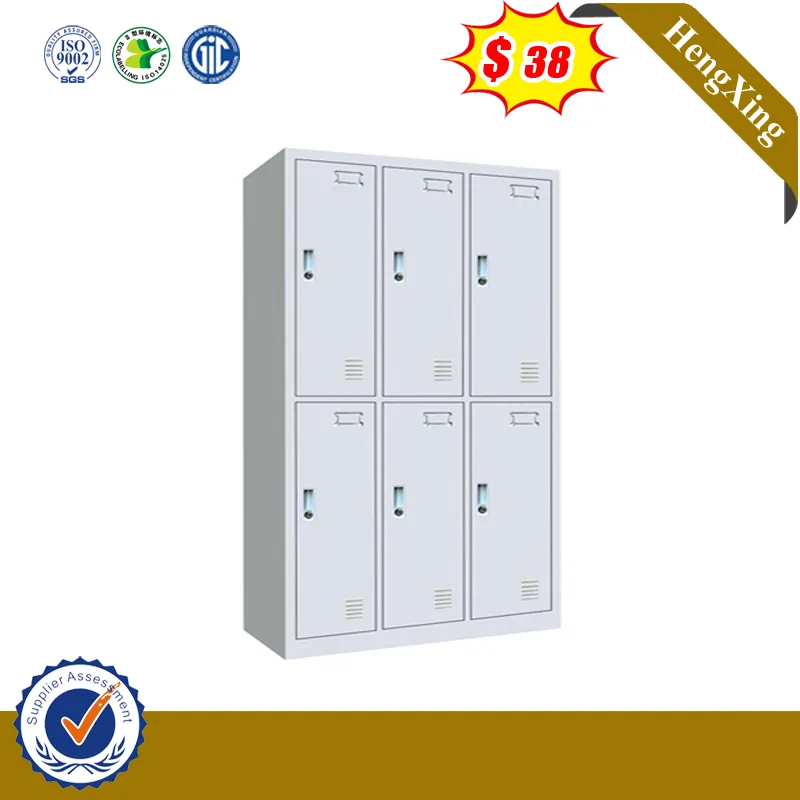 Biblioteca de libros laminada de metal con diseño europeo, modelo de puerta ajustable RoHS (HX-ST071)