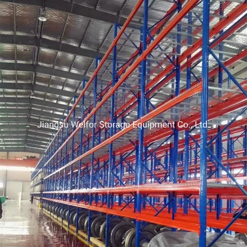 Estante de paletas selectivo de acero de alta resistencia para soluciones de almacenamiento industrial en almacenes