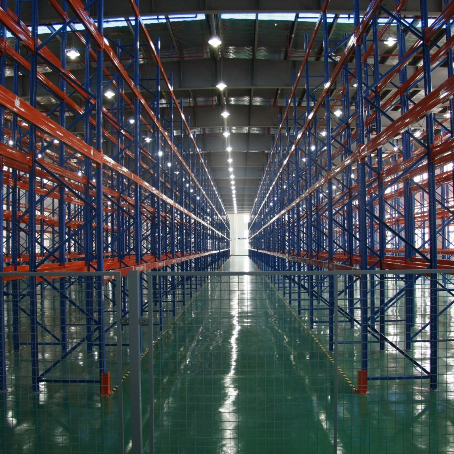 Estante de palets de grado industrial de alta resistencia y venta práctica con vigas de carga selectivas para área de montaje