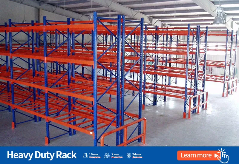 Shuttle rack de doble profundidad