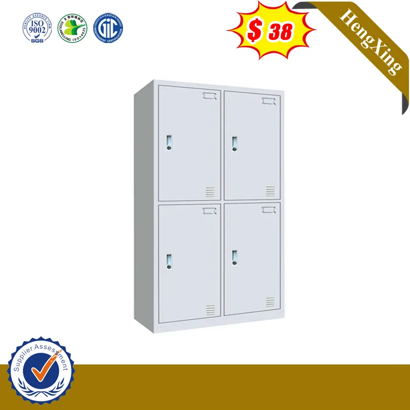 Biblioteca de libros laminada de metal con diseño europeo, modelo de puerta ajustable RoHS (HX-ST071)
