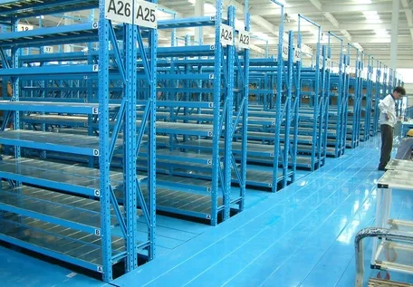 Almacén de comercio electrónico, estante de metal de múltiples niveles sin remaches de acero, panel de almacenamiento para cajas de cartón y pequeños cargamentos