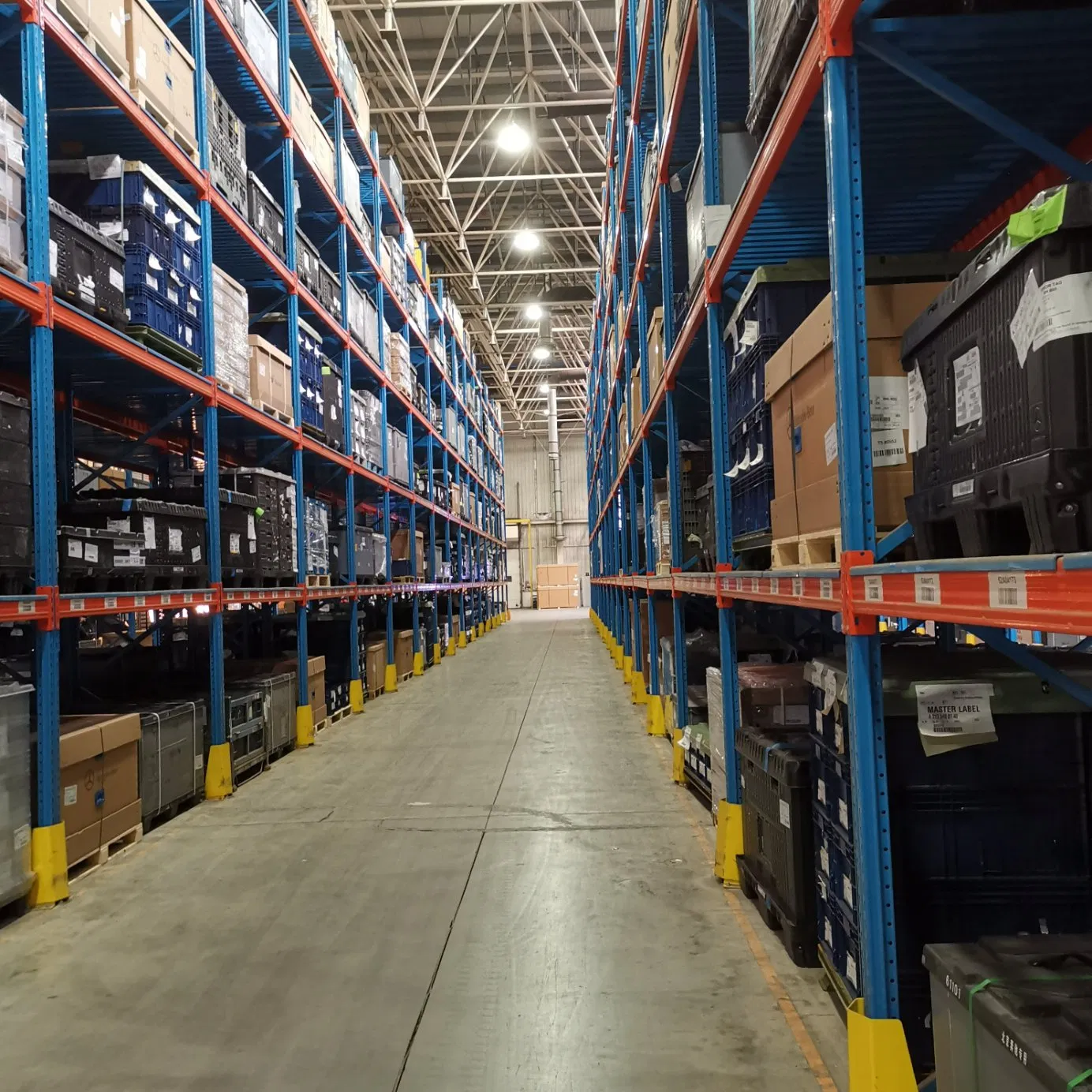 Sistema de estanterías de palets selectivas de acero de alta carga, estanterías industriales para almacenes, estantes de almacenamiento
