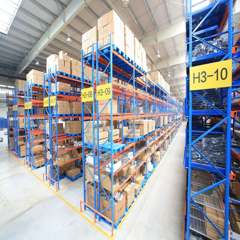 Estante de palets de almacenamiento estante de almacenamiento de alta resistencia estante industrial de acero estante de metal hecho en China