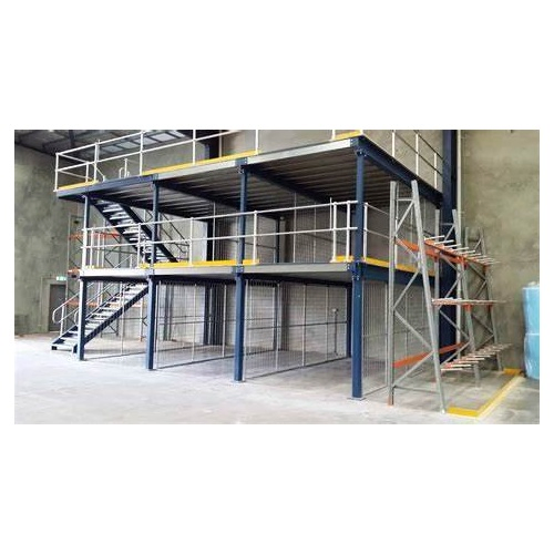 SP092 Sistema de estanterías de gran capacidad con soporte de entreplanta