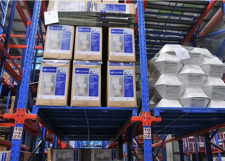 Estantería de acero de alta resistencia para almacenamiento eficiente en almacenes