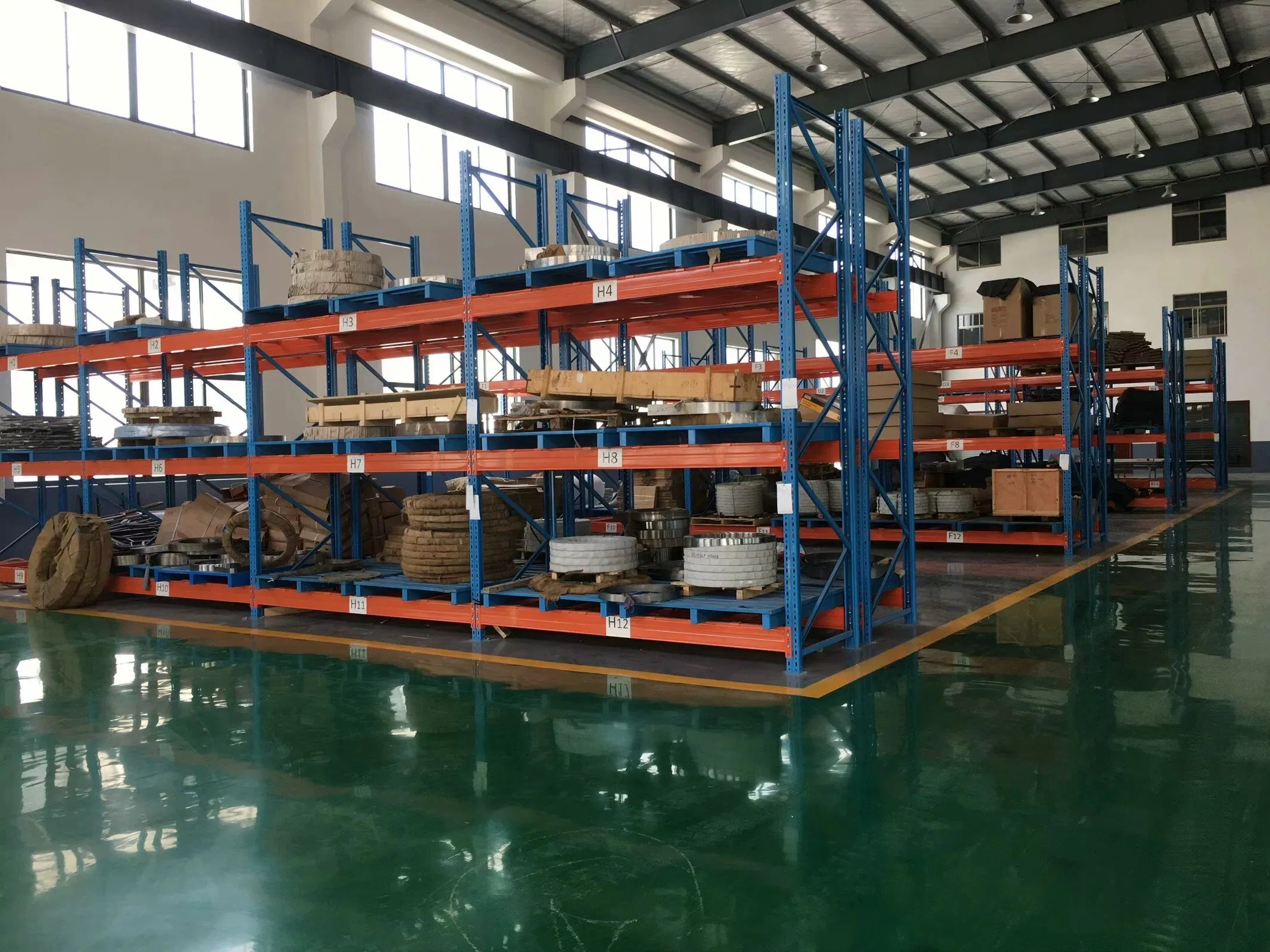 Sistema de estanterías para palés de alta calidad y gran resistencia para almacenes Estanterías de almacenamiento Estantería selectiva para uso industrial