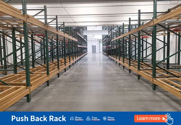 Push Back Rack