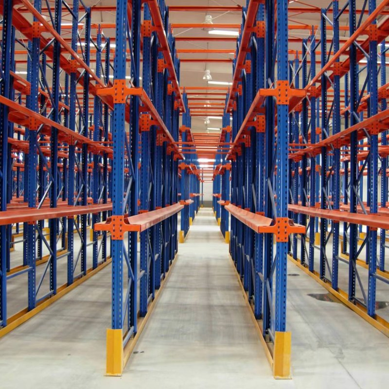 Estantería de palets ajustable de múltiples capas para almacén de almacenamiento en frío