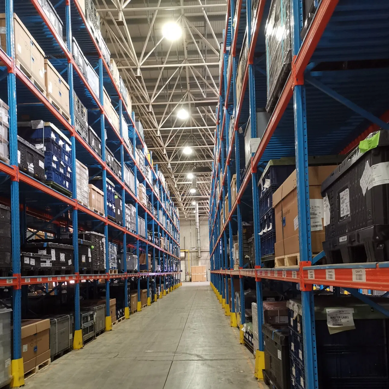 Estante de palets de almacén personalizado, estantes de acero de alta resistencia, estante de almacenamiento ajustable de múltiples capas, sistema de estanterías de vigas de metal industrial