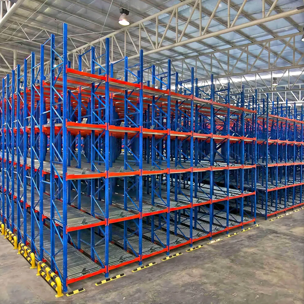 Sistema de estanterías de flujo gravitacional ajustable más vendido para cubos de pintura