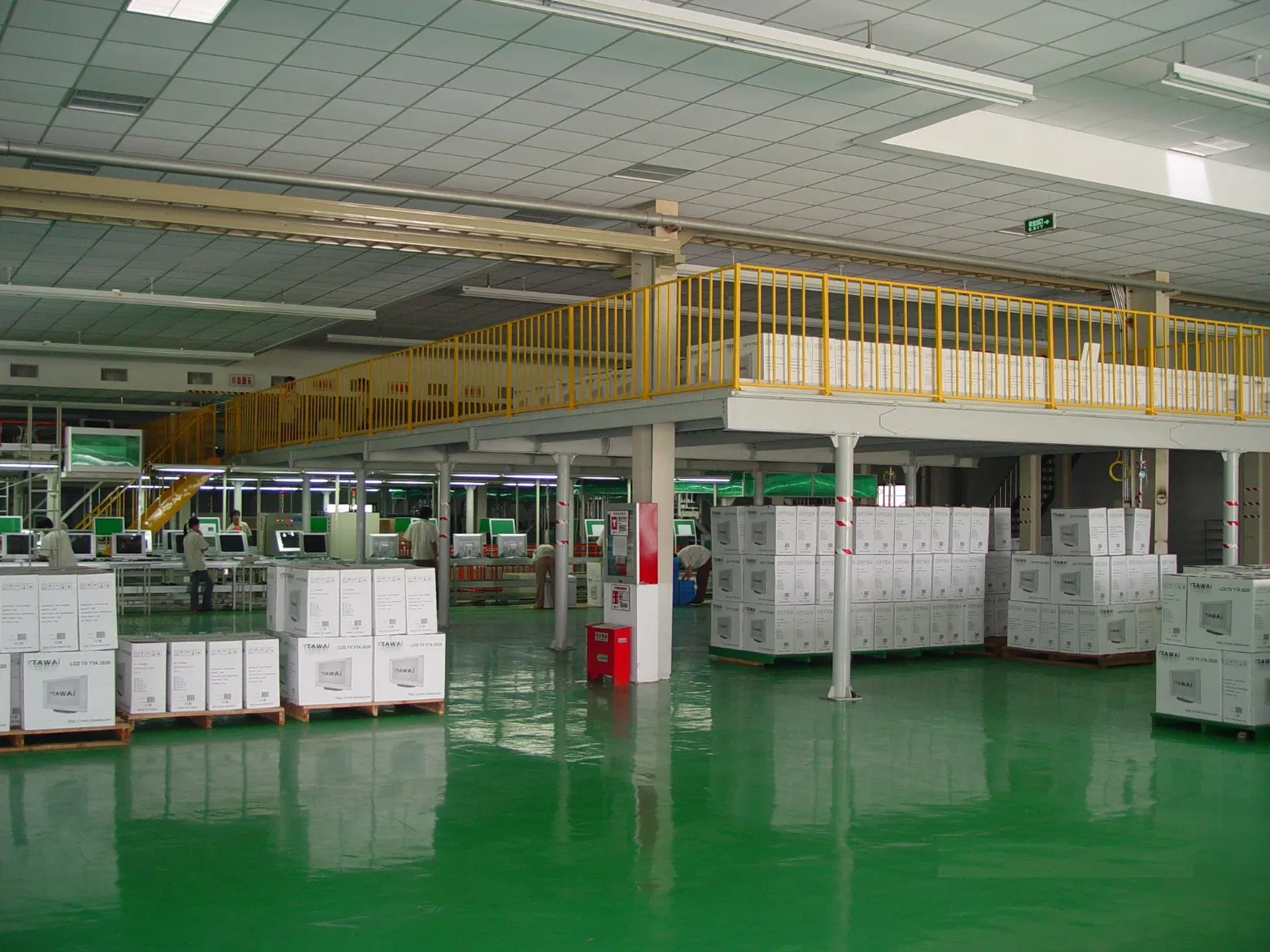 Sistema de estanterías de mezzanine de acero para almacén