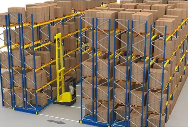 Estantes de inventario de metal acero ensamblar estantería selectiva de carga pesada almacenamiento estantería móvil para palets