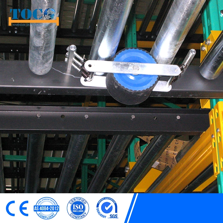 Proveedor chino estantería de flujo de palets para sala fría industrial para productos químicos