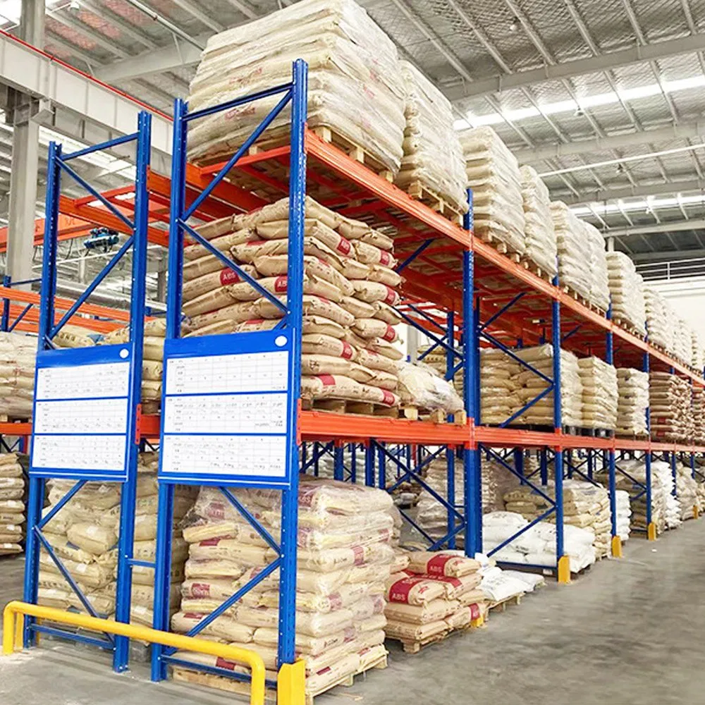 Estante de almacenamiento selectivo de palets de metal hierro acero ajustable de alta resistencia para almacén, precio bueno, exhibición de rollos de tela en tienda de supermercado