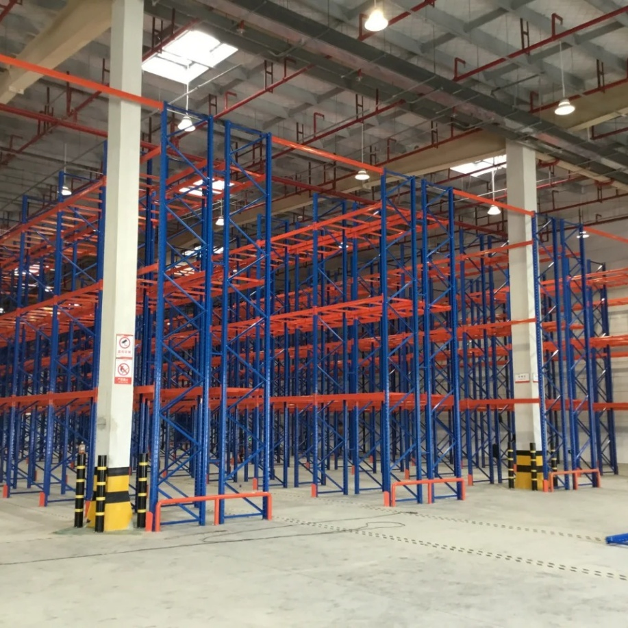Estante de palets de grado industrial de alta resistencia y venta práctica con vigas de carga selectivas para área de montaje