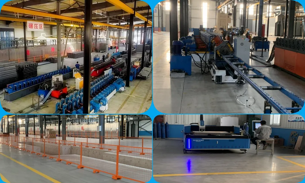 Sistema de estanterías de mezzanine de acero de almacenamiento industrial prefabricado 2-5 capas de alta resistencia