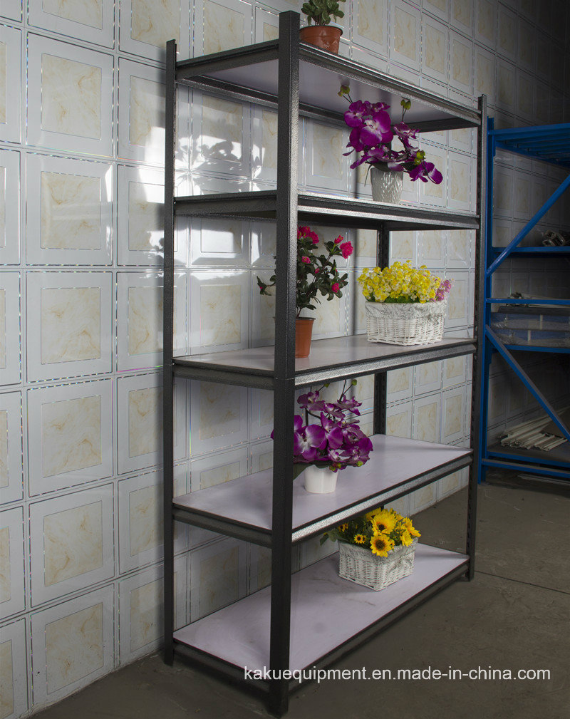 Unidades de estantería de exhibición para tiendas, recubiertas de polvo negro y resistentes
