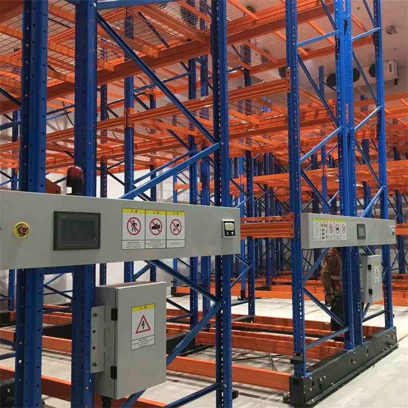 Sistema de Almacenamiento Móvil Automatizado Estantería de Paletas Eléctrica Móvil