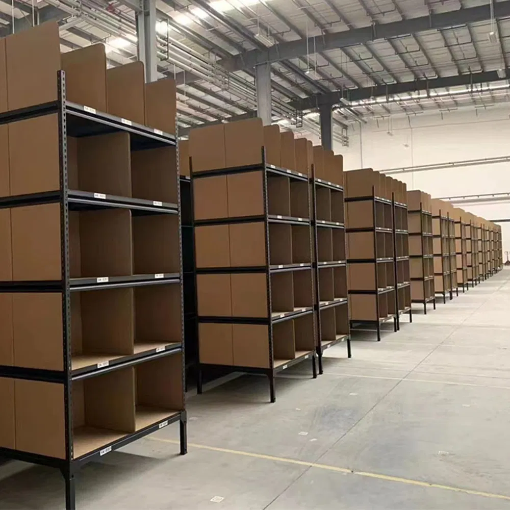 Sistemas de estanterías industriales de metal de alta resistencia, automatización de almacenes con robots inteligentes, soportes de almacenamiento, estantes móviles AGV