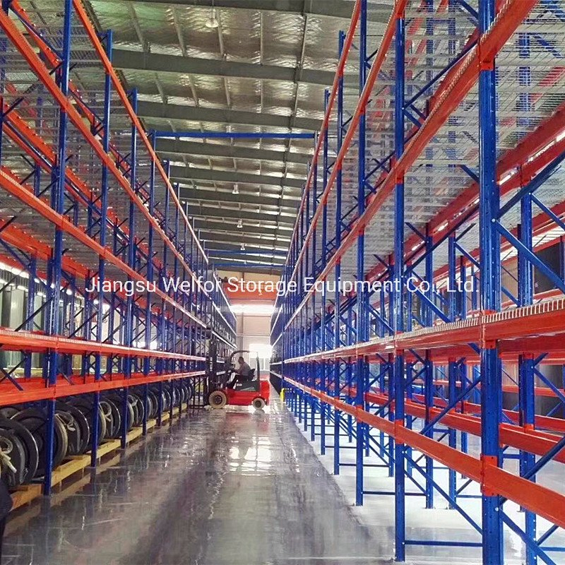 Estante de paletas selectivo de acero de alta resistencia para soluciones de almacenamiento industrial en almacenes