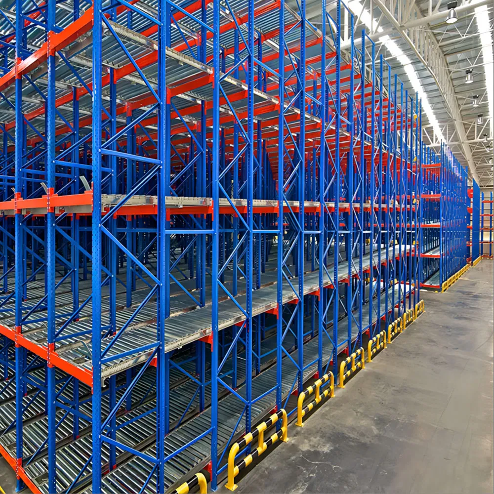 Sistema de estanterías de flujo gravitacional ajustable más vendido para cubos de pintura