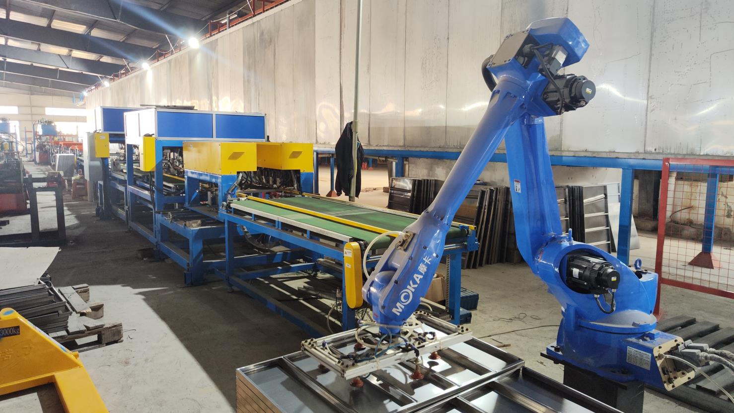 Línea de producción automática para fabricación de estanterías industriales - Giga Rack