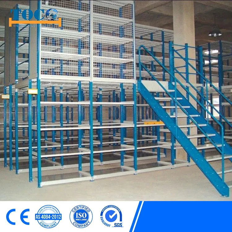 Estante de metal acero ángulo remache sin tornillos para almacenamiento en cantilever de carga pesada en almacén industrial de China