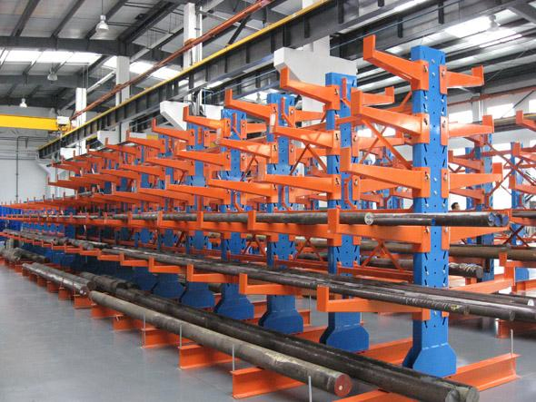 Estantería de cantilever de un solo lado con brazo de estantería cantilever