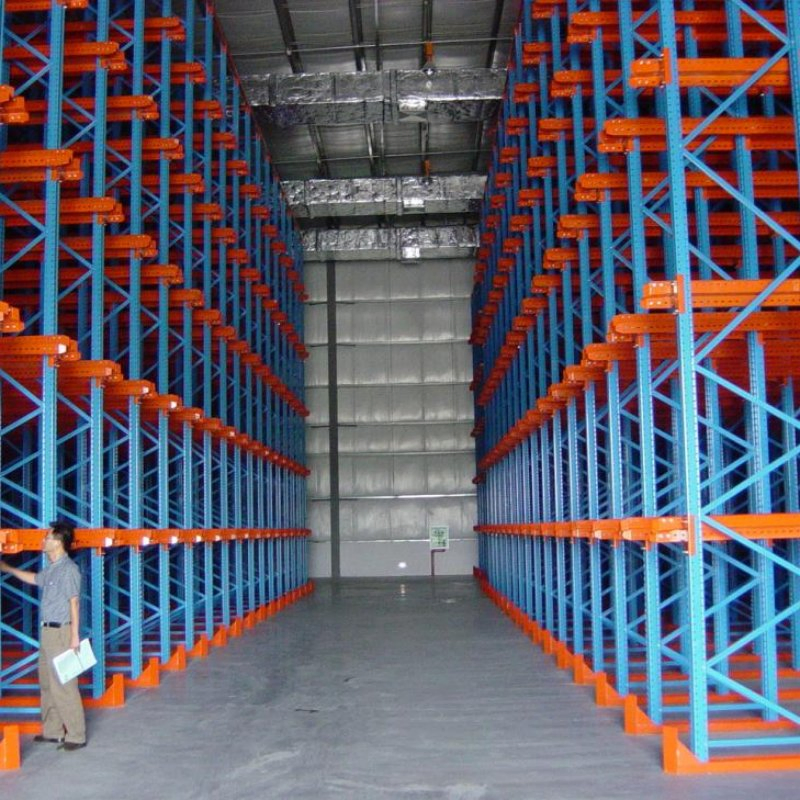 Estantería de palets ajustable de múltiples capas para almacén de almacenamiento en frío