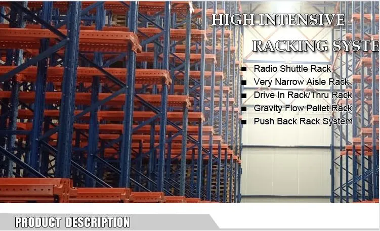 Estante de flujo de palets de rodillos de gravedad para fábrica industrial, estantes metálicos de almacén