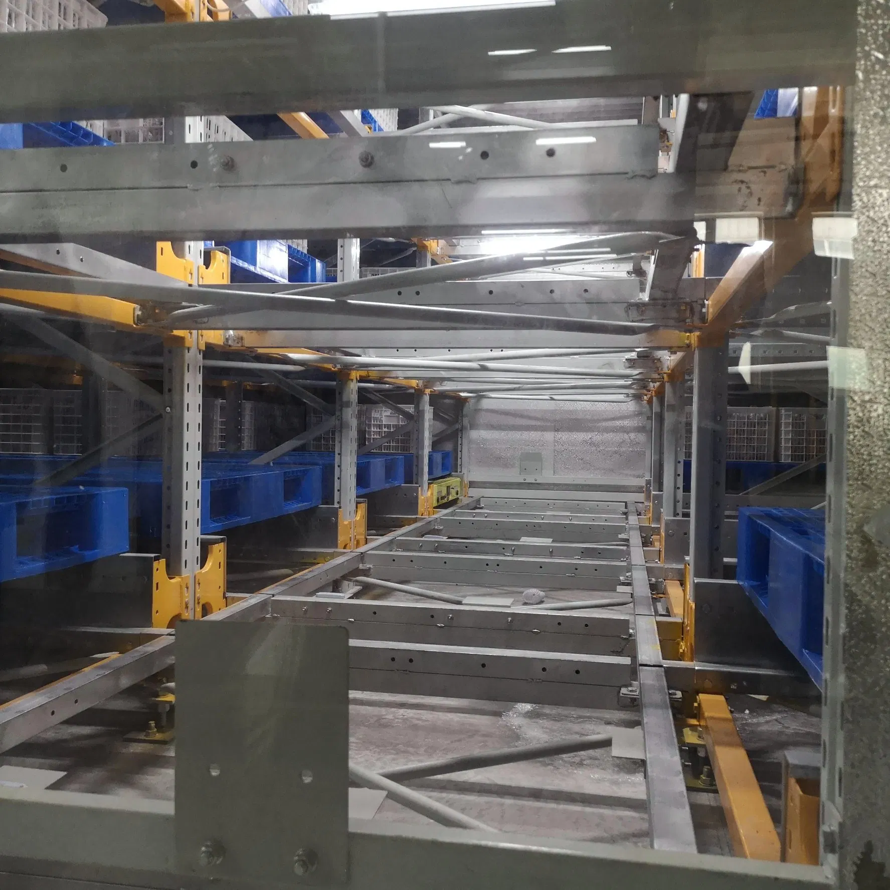 Robot de estantería automática para almacén, control remoto 2 carro de transporte con sistema de estanterías, certificado CE, almacenamiento móvil de alta capacidad