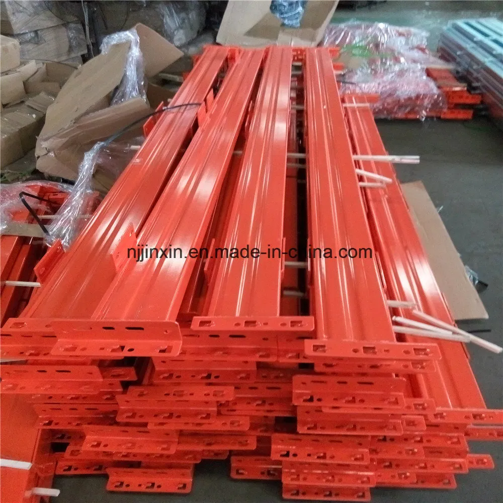 Estantería de metal para almacenamiento en almacén de acero con empuje doble y túnel