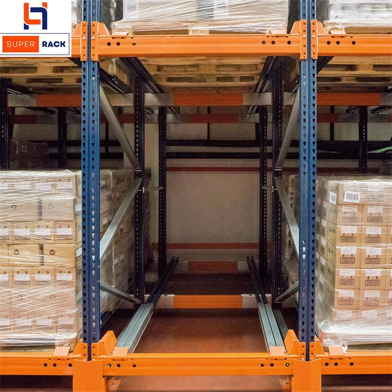 Estantes de almacenamiento industrial estanterías de empuje estantes ajustables estanterías de alta resistencia para almacenes