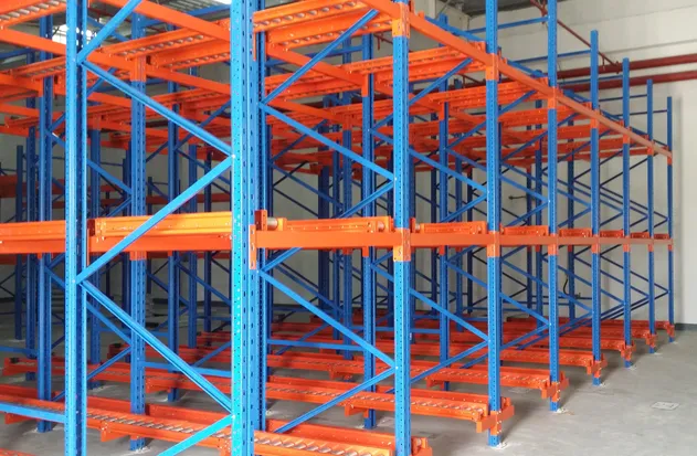 Sistema de estantería de flujo de palets ajustable con fácil ensamblaje ISO9001