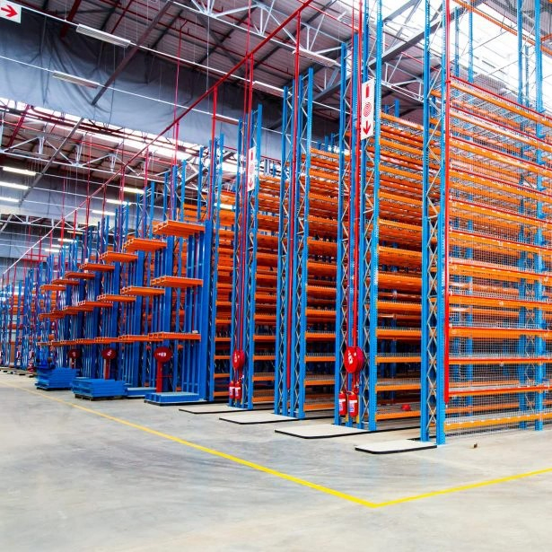 Sistema de estanterías de acero para almacenamiento en almacén, sistema de estanterías VNA, estanterías de pasillo estrecho con sistema de palets