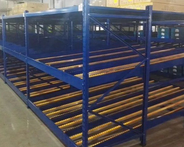 Línea de clasificación logística estantería de rodillos especial para distribución de paquetes exprés