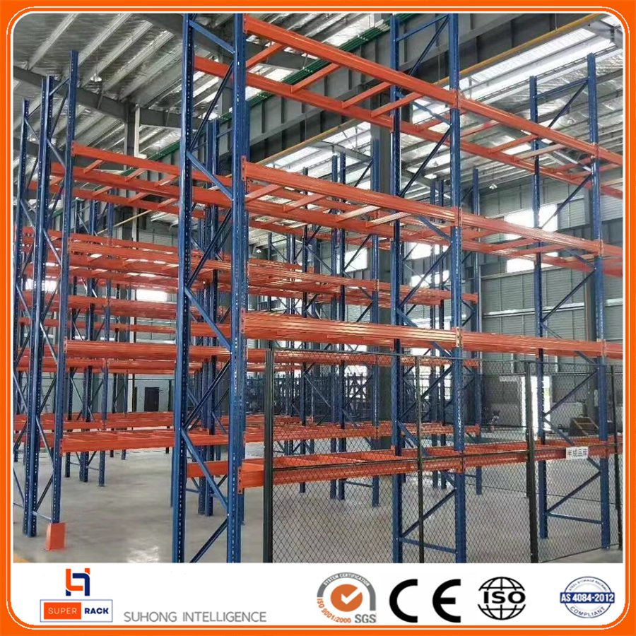 Fabricante chino estantería de paletas de acero metálico de alta resistencia para almacenamiento industrial en almacenes