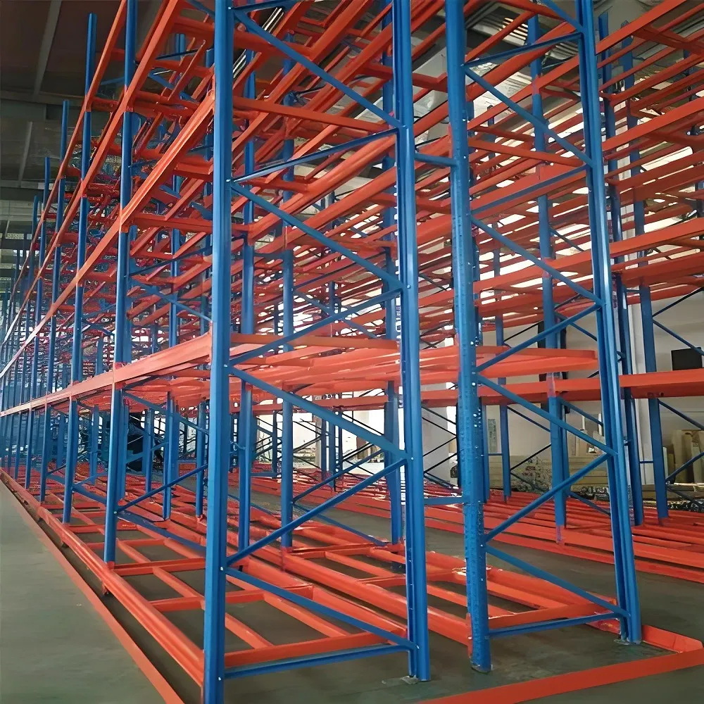 Estantería de almacenamiento de palets de pasillo muy estrecho directamente de fábrica