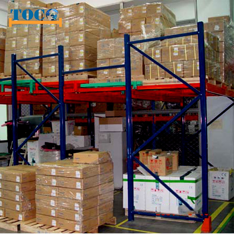Precio de fábrica estantería de palets de alta densidad Nanjing Push Back