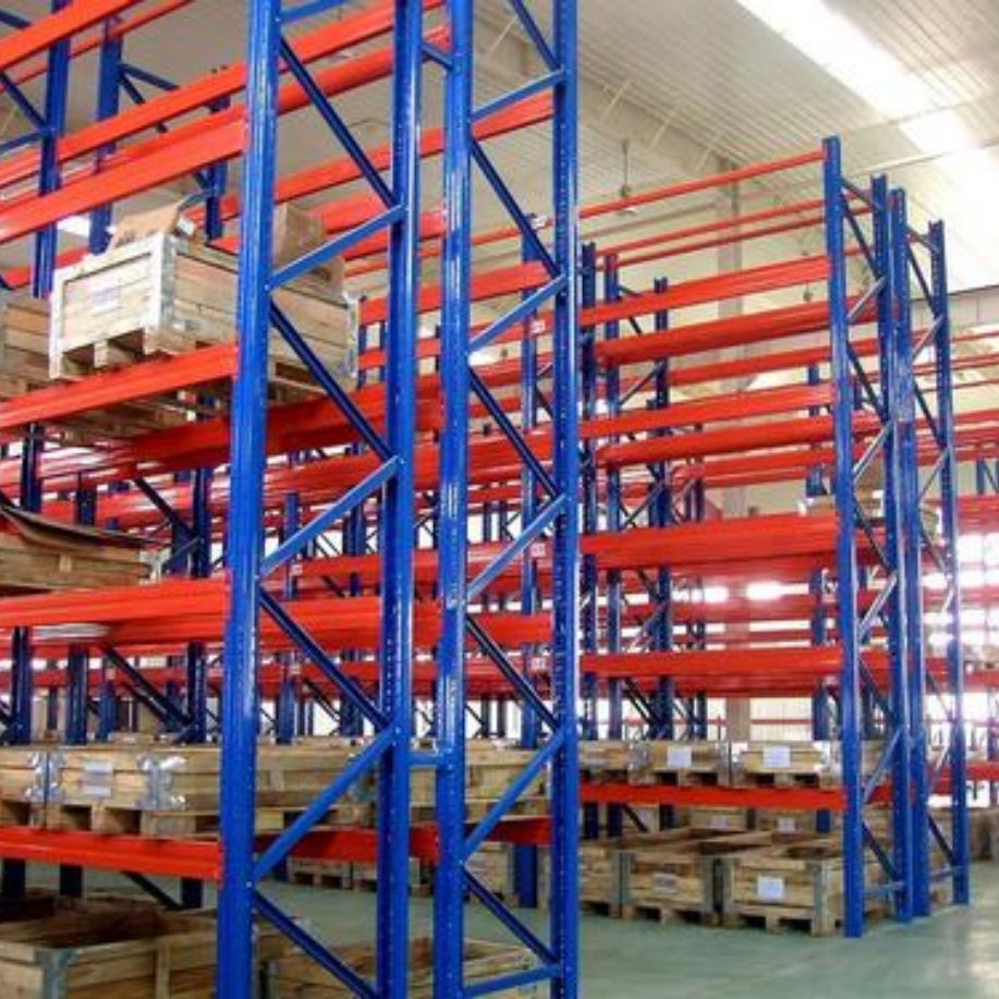 Estante de palets de grado industrial de alta resistencia y venta práctica con vigas de carga selectivas para área de montaje