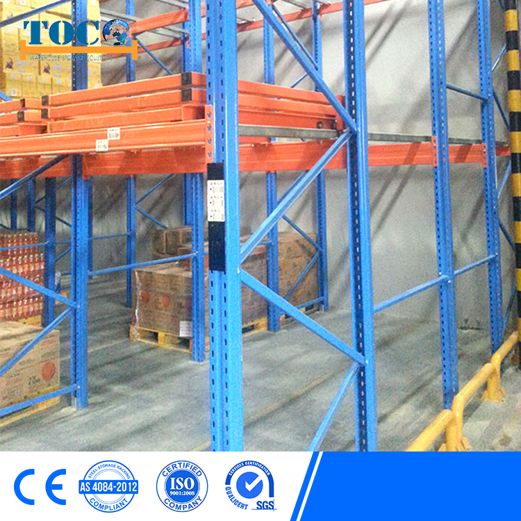 Precio de fábrica estantería de palets de alta densidad Nanjing Push Back