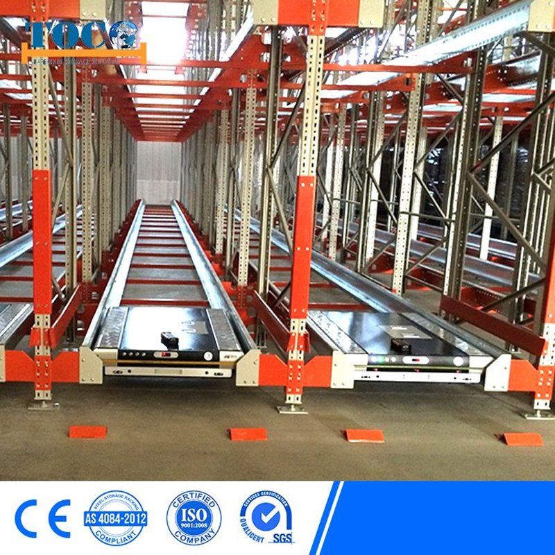 Estante de paletas de metal de acero galvanizado apilable para exteriores de alta resistencia, estante de cantilever, estante teardrop, sistema de almacenamiento automático en entrepiso