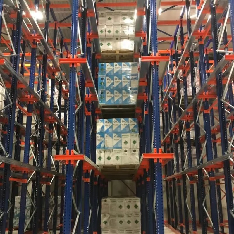 Estantería de palets ajustable de múltiples capas para almacén de almacenamiento en frío