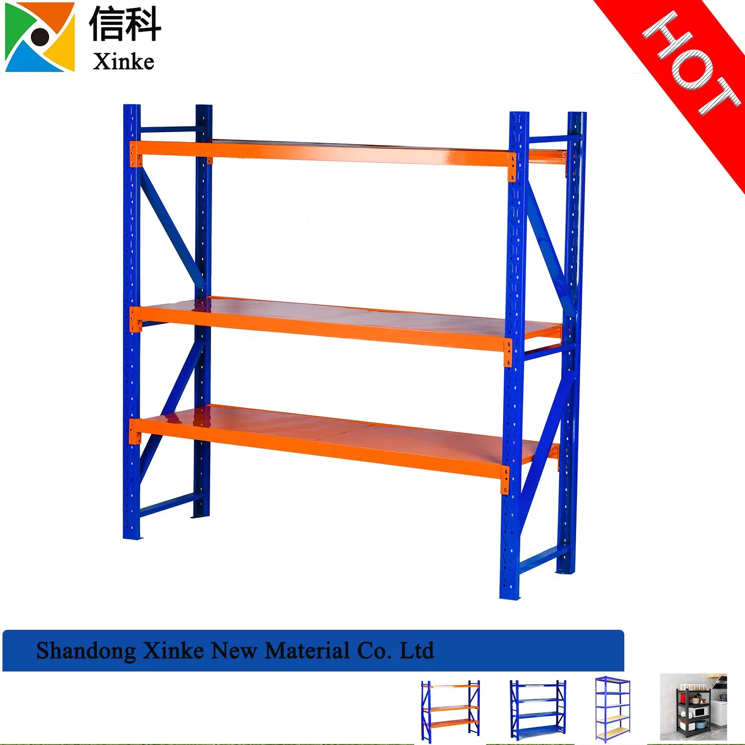 Estante de almacenamiento de placa de metal para banco de trabajo de cocina para almacén / supermercado
