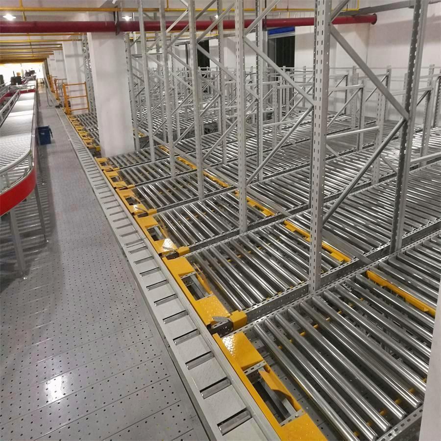 Estante de flujo por gravedad de palets de densidad asequible de China para estanterías de almacén