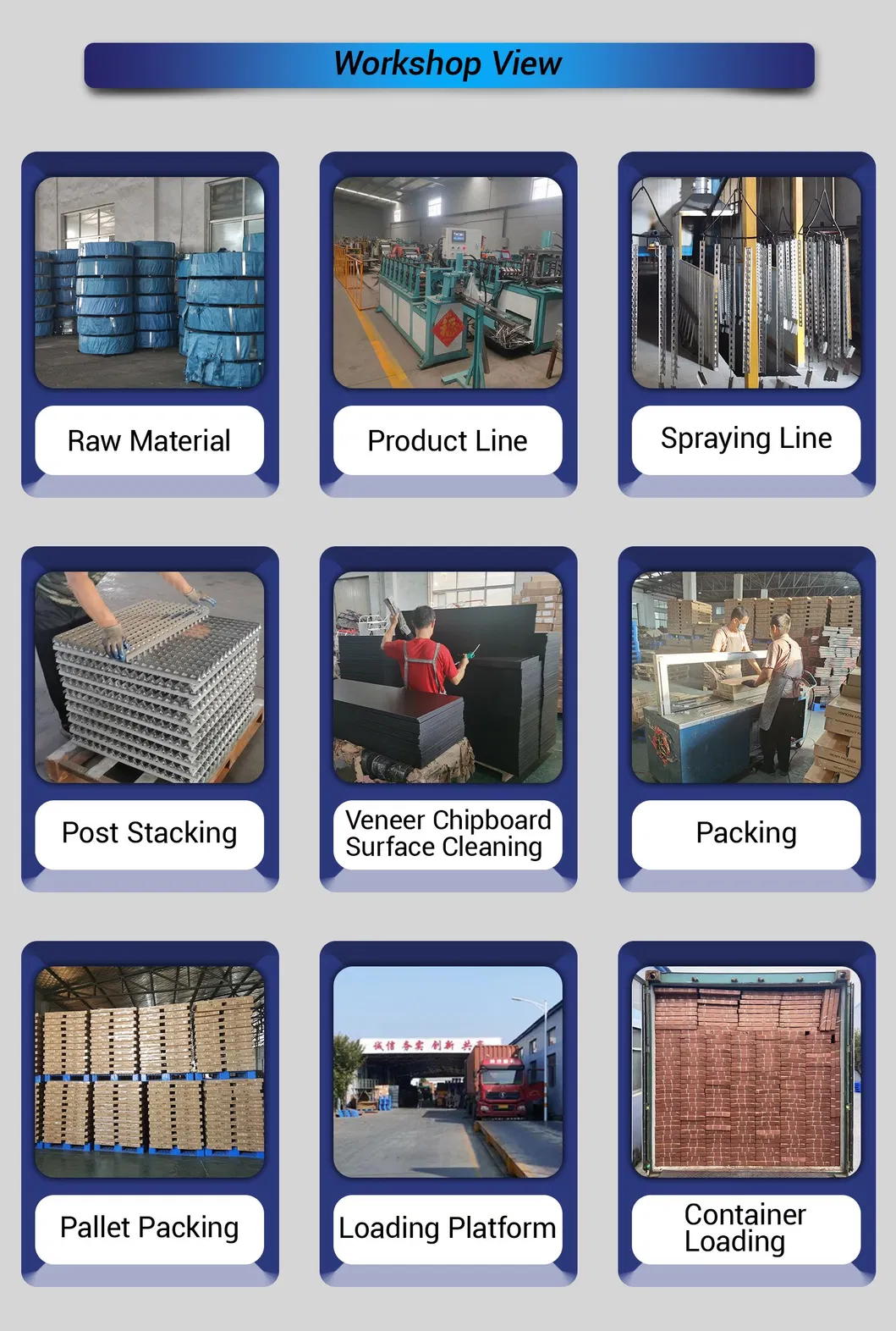 Instalaciones de producción de estanterías
