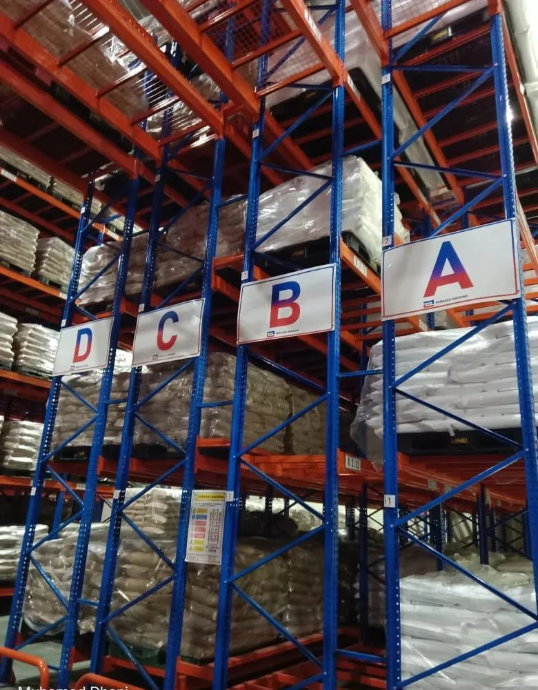 Sistema de Almacenamiento Móvil Automatizado Estantería de Paletas Eléctrica Móvil